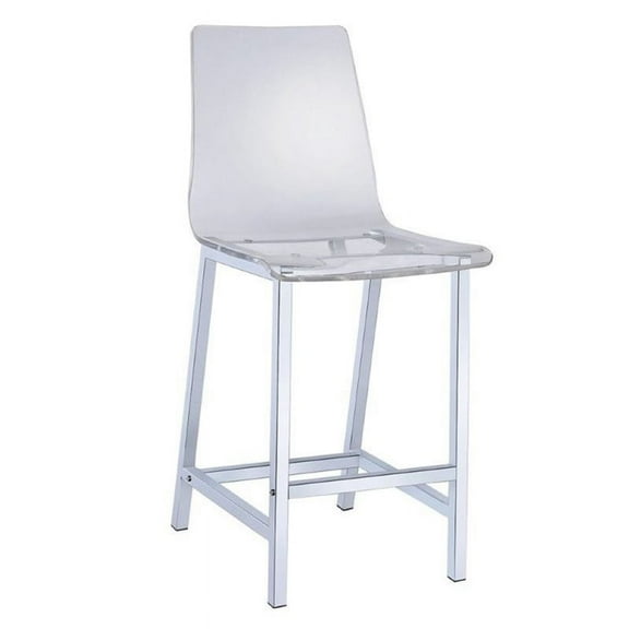 Bowery Hill 29" Acrylic Bar Stool in Clear