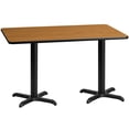 thumbnail image 1 of Bowery Hill 30" x 60" Restaurant Dining Table in Black and Natural, 1 of 3