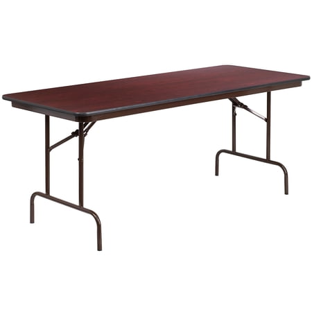 Bowery Hill 30" x 72" Folding Table in Mahogany