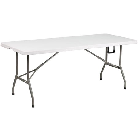 Bowery Hill 30" x 72" Folding Table in White