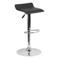 thumbnail image 1 of Bowery Hill 31.25'' Contemporary Vinyl Upholstered Backless Bar Stool in Black, 1 of 5