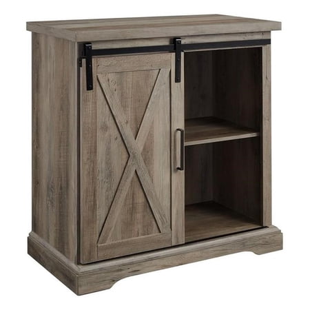 Bowery Hill 32" Rustic Farmhouse Buffet Accent Cabinet - Gray Wash