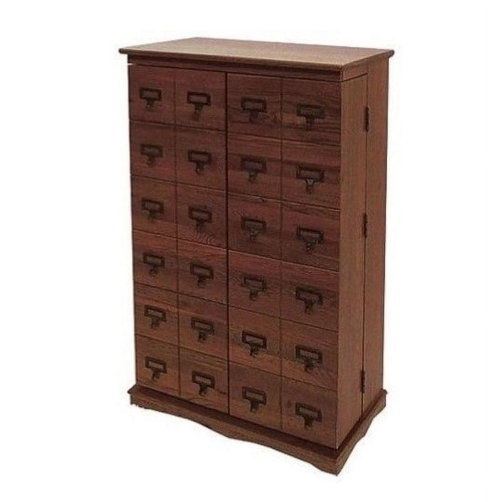 Library Catalog Media Storage Cabinet - Stores CDs or DVDs