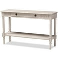 thumbnail image 1 of Bowery Hill 47" Console Table in Whitewashed, 1 of 11