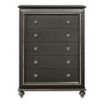 thumbnail image 1 of Bowery Hill 5 Drawer Chest in Metallic Gray, 1 of 3