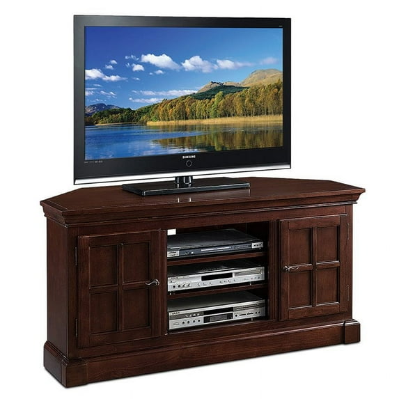 Bowery Hill 55" TV Console in Heartwood Cherry