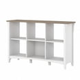 thumbnail image 1 of Bowery Hill 6 Cube Organizer in Pure White and Shiplap Gray - Engineered Wood, 1 of 7