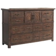 thumbnail image 1 of Bowery Hill 7 Drawer Dresser in Walnut, 1 of 5