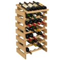 thumbnail image 1 of Bowery Hill 7 Tier 28 Bottle Display Top Wine Rack in Natural, 1 of 1