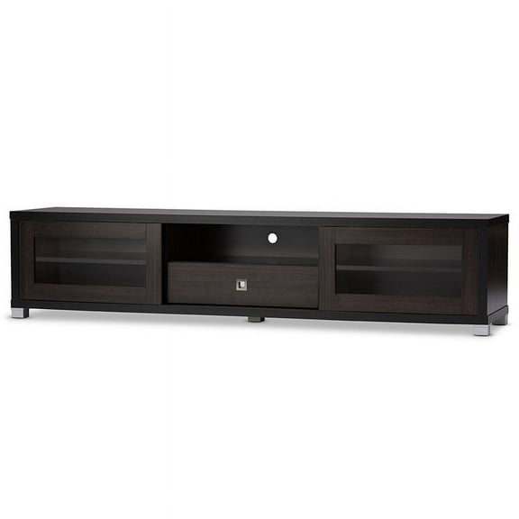 Bowery Hill 70" Tall TV Stand in Dark Espresso