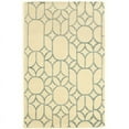 thumbnail image 1 of Bowery Hill 8' x 11' Hand Tufted Rug in Ivory and Turquoise, 1 of 1
