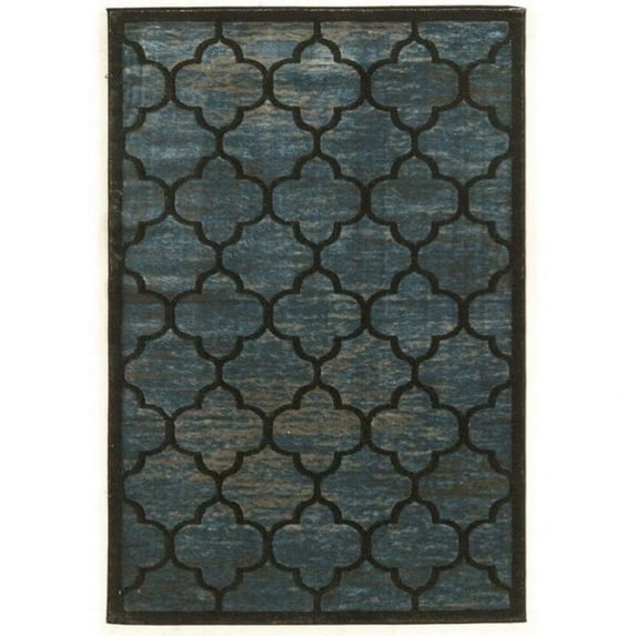 Bowery Hill 8' x 11' Rug in Blue Gray