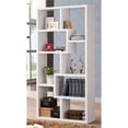 thumbnail image 1 of Bowery Hill Asymmetrical Bookcase in White, 1 of 2