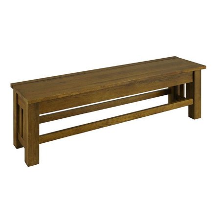Bowery Hill Bench in Rustic Oak