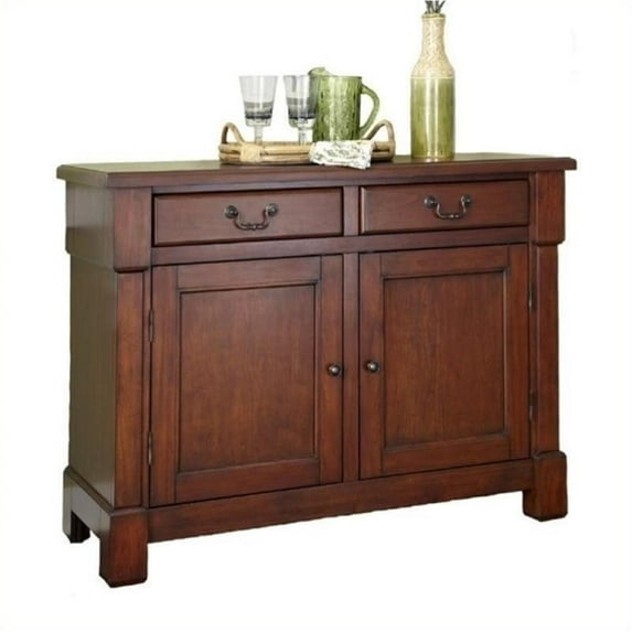 Bowery Hill Buffet in Rustic Cherry