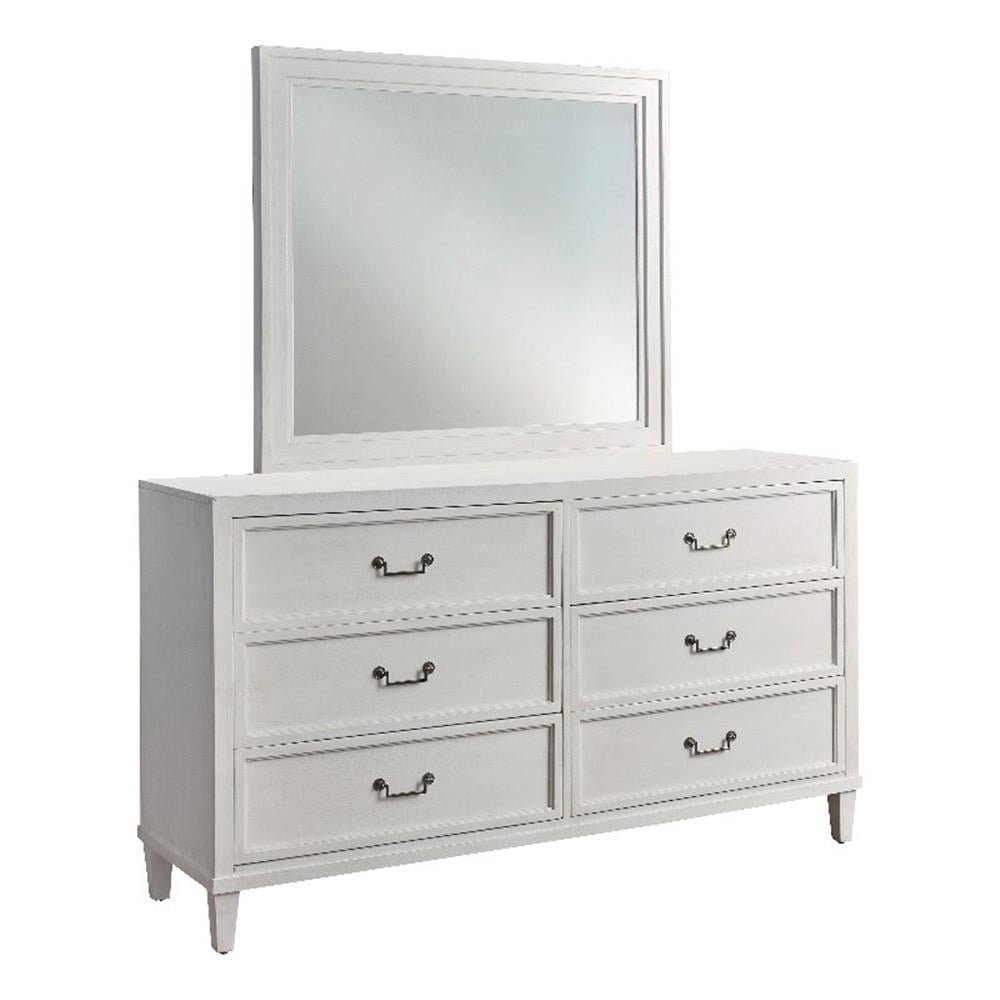 white beach dresser Sandy Beach Cream Dresser by Coaster – Dallas Furniture Online main image 0