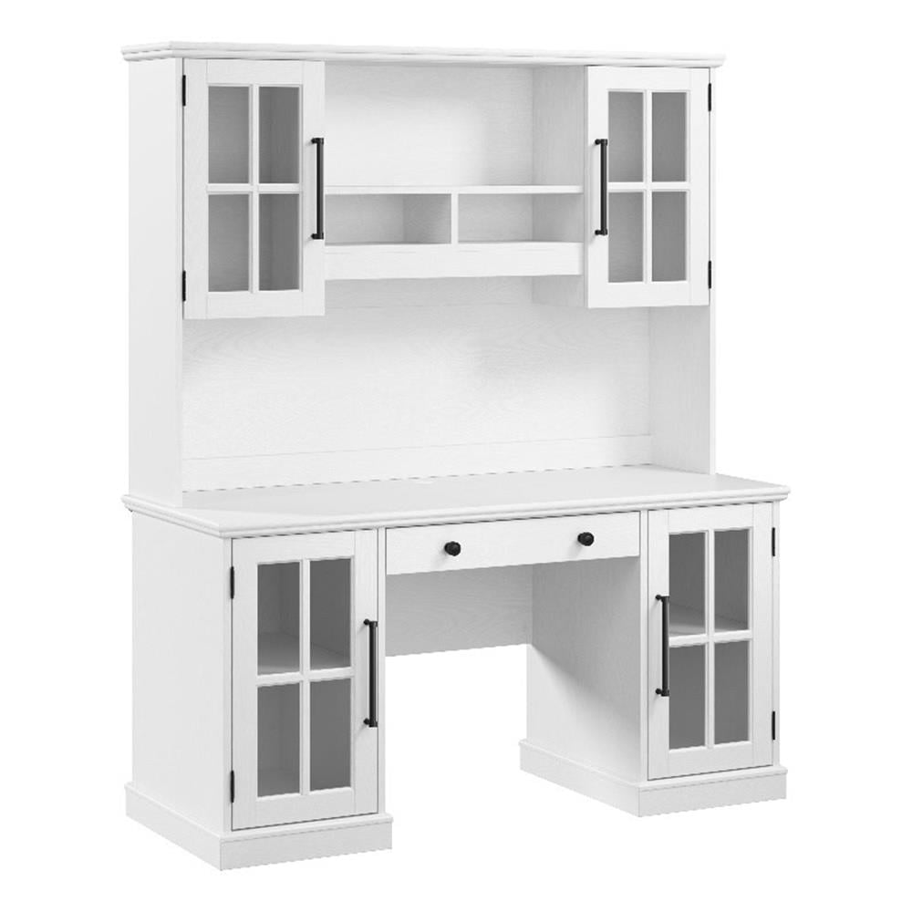 Bowery Hill Contemporary 60W Computer Desk with Hutch and Storage -  Walmart.com, image size:1000x1000