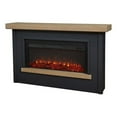 thumbnail image 1 of Bowery Hill Contemporary 67" Landscape Electric Fireplace in Charcoal, 1 of 9