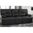 thumbnail image 1 of Bowery Hill Contemporary 88"W Fabric Power Sofa in Black, 1 of 1