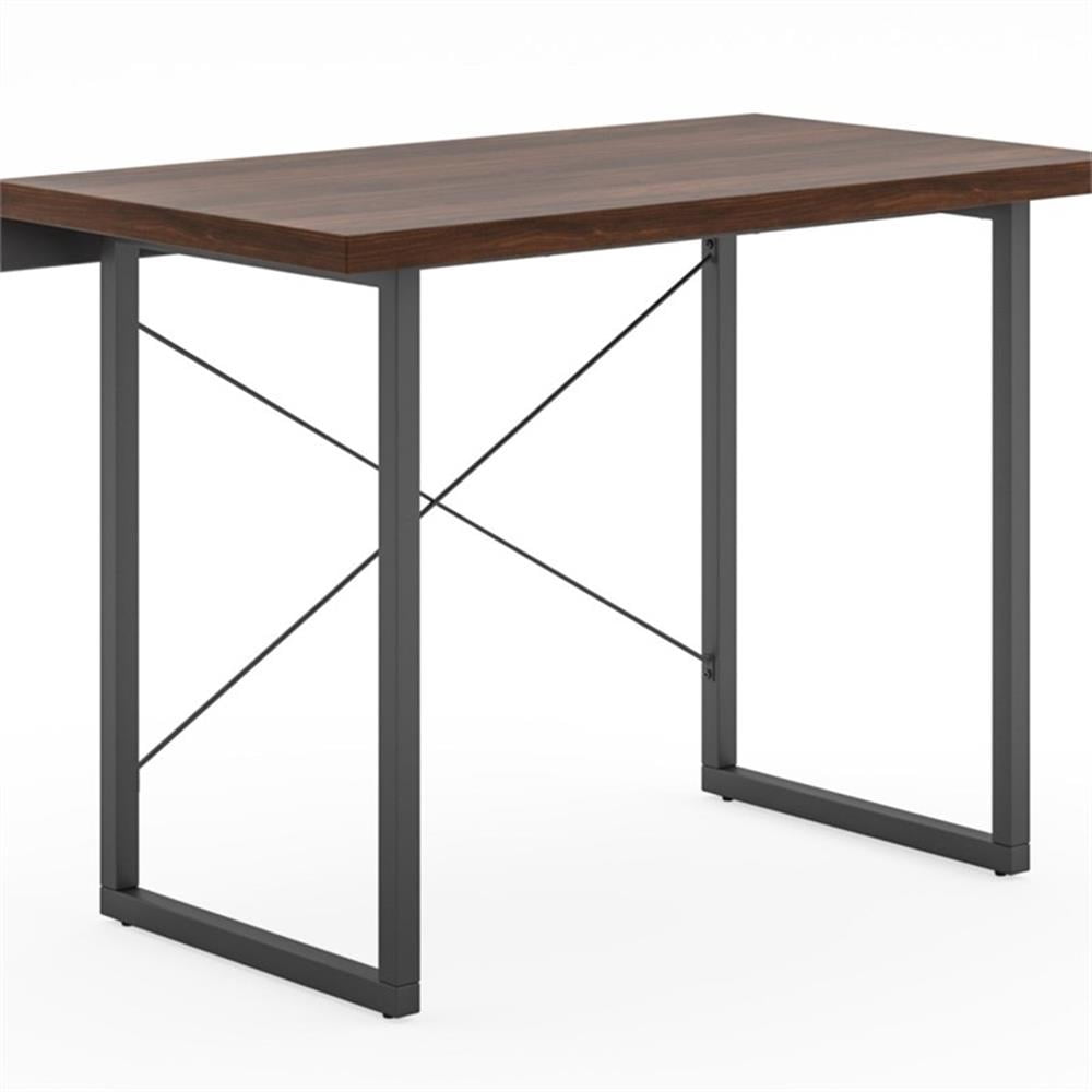 Bowery Hill Contemporary Brown Wood Desk inMahogany