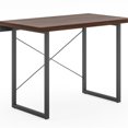 thumbnail image 1 of Bowery Hill Contemporary Brown Wood Desk inMahogany, 1 of 13