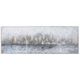 thumbnail image 1 of Bowery Hill Contemporary City Reflection Hand Painted Canvas, 1 of 5