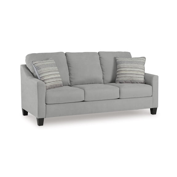 Bowery Hill Contemporary Corner-blocked frame Sofa with Pillows