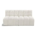 thumbnail image 1 of Bowery Hill Contemporary Cream Boucle Fabric Modular Sectional, 1 of 8