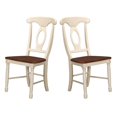 thumbnail image 1 of Bowery Hill Contemporary Dining Side Chair in Buttermilk (Set of 2), 1 of 1