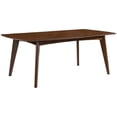 thumbnail image 1 of Bowery Hill Contemporary Dining Table in Dark Walnut, 1 of 4