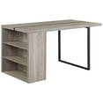 thumbnail image 1 of Bowery Hill Contemporary Dining Table in Gray Oak & Black Finish, 1 of 1