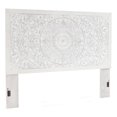 thumbnail image 1 of Bowery Hill Contemporary Engineered Wood King Panel Headboard in White, 1 of 5