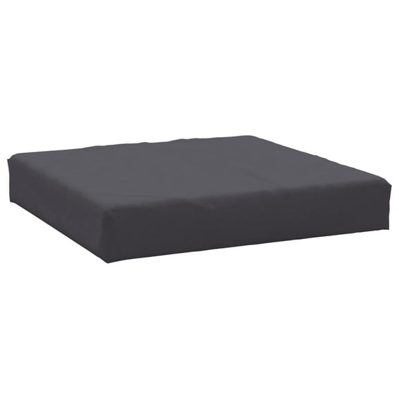 Bowery Hill Contemporary Fabric Pallet Cushion in Anthracite/Gray