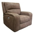 thumbnail image 1 of Bowery Hill Contemporary Fabric Power Recliner in Kahlua Brown, 1 of 2