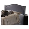 thumbnail image 1 of Bowery Hill Contemporary Fabric Upholstered Full Headboard in Dark Gray, 1 of 2