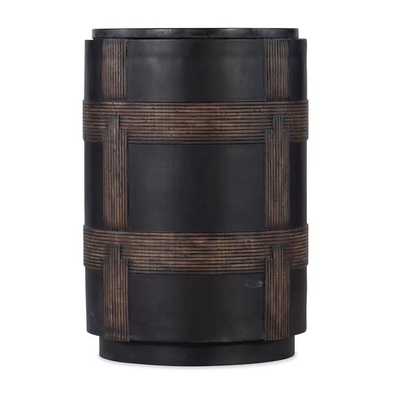 Bowery Hill Contemporary Living Room Burbank Round Accent Table