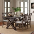 thumbnail image 1 of Bowery Hill Contemporary Mocha Brown 5-piece Wood Dining Set, 1 of 5