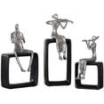 thumbnail image 1 of Bowery Hill Contemporary Musical Ensemble Statues (Set of 3), 1 of 3