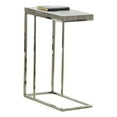 thumbnail image 1 of Bowery Hill Contemporary Nickel/Wood Chairside End Table in Gray, 1 of 4