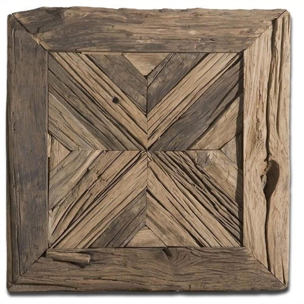 Rustic Reclaimed Pine Wood Wall Art Decor