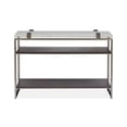 thumbnail image 1 of Bowery Hill Contemporary Rectangular Marble Sofa Table in White, 1 of 4