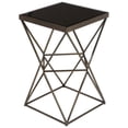thumbnail image 1 of Bowery Hill Contemporary Steel Caged Frame Accent Table, 1 of 2