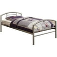 thumbnail image 1 of Bowery Hill Contemporary Twin Metal Bed in Silver, 1 of 2