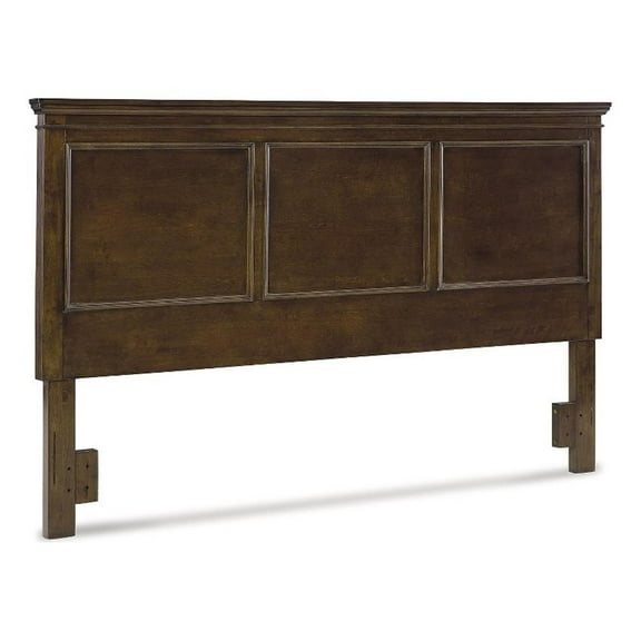 Bowery Hill Contemporary Wood Brown King/California King Panel Headboard