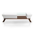 thumbnail image 1 of Bowery Hill Contemporary Wood Coffee Table with Storage in White, 1 of 5