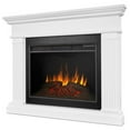 thumbnail image 1 of Bowery Hill Contemporary Wood Corner Electric Fireplace in White, 1 of 8
