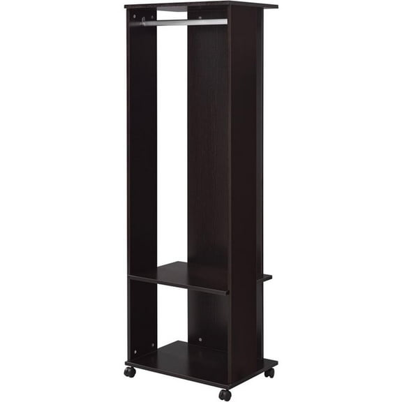 Bowery Hill Contemporary Wood Hall Tree in Espresso