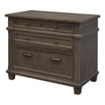 thumbnail image 1 of Bowery Hill Contemporary Wood Lateral File Storage File Drawer in Gray, 1 of 8