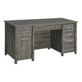 thumbnail image 1 of Bowery Hill Contemporary Wood Lift Top Home Office Desk in Gray, 1 of 11