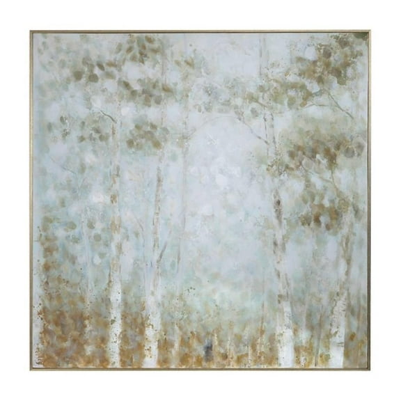 Bowery Hill Contemporary Woods Hand Painted Canvas
